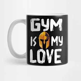Gym is my love t-shirt Mug